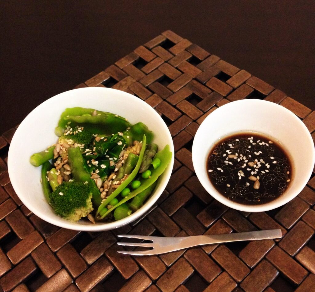 Greens salad asian